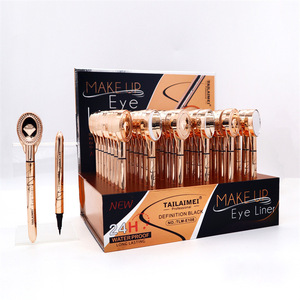 Delineador de Ojos al por Mayor, Delineador Negro de Alta Pigmentación con Espejo de Maquillaje 2 en 1, Delineador Corporal <span class=keywords><strong>Industrial</strong></span> a Prueba de Agua - Product Image 1