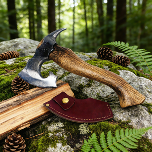 Mini hache <span class=keywords><strong>viking</strong></span> portable, acier forgé à la main, hache de survie, outil de plein air pour le camping, EDC, cadeau et collection <span class=keywords><strong>viking</strong></span> - Product Image 1
