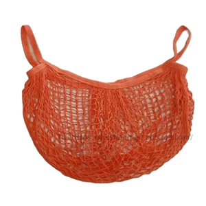 Hot Sale Cotton Mesh Eco-Friendly Grocery Net <b>String</b> <b>String</b> Shopping <b>Bag</b> for Fruits and Vegetables for Markets - Product Image 3