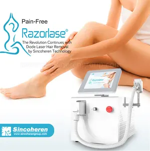 Permanent hair removal cosmetic laser for all skin types Portable Razorlase ipl laser hair removal diode laser