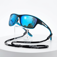 Lunettes de soleil sport polarisées de haute qualité pour hommes, monture TR90, cerclées, avec verres miroir de protection UV400 (OEM) pour la pêche et la course à pied