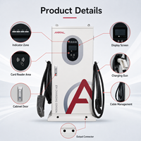 Chargeur de station de bus commercial pour véhicules électriques DC Amppal, nouveau, 30-40 kW, CCS1/CHAdeMO/Ccs2/GB/T, double pistolet
