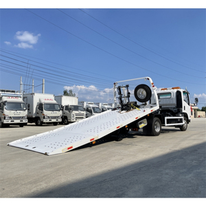 Camion de <span class=keywords><strong>remorquage</strong></span> de lit plat de plate-forme de grue de longueur de conseil du bas <span class=keywords><strong>prix</strong></span> 5.5m 1in2 - Product Image 4