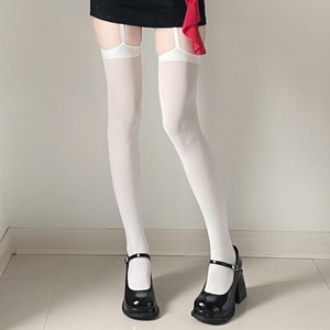 <span class=keywords><strong>Calze</strong></span> al ginocchio in velluto <span class=keywords><strong>con</strong></span> stampa leopardata, sottili, in maglia, antibatteriche, stile preppy da donna - Product Image 5