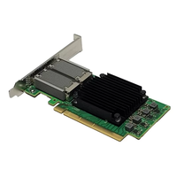 Adaptador Ethernet Mellanox MCX556A-ECAT de Doble Puerto 100GbE QSFP28, Tarjeta de Red para Servidor PCIe InfiniBand VPI