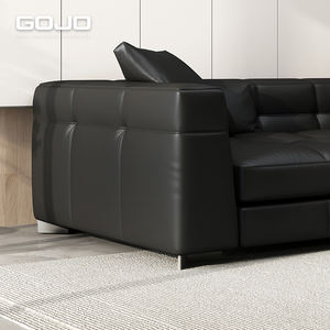 Sofá moderno de fábrica, sofás de oficina seccionales cómodos de cuero Pu, muebles, conjunto de sofá de oficina ejecutivo moderno - Product Image 6