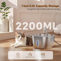 Dispensador de Agua Automático para Mascotas, Ecológico y Seguro, de Acero Inoxidable 304, Ultra Silencioso, con Sistema de Filtración