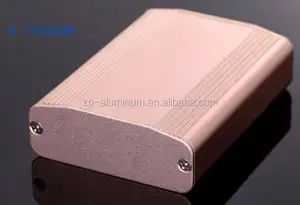 Kotak tahan air Aluminium Die Casting penutup profil Aluminium Aluminium cangkang ekstrusi