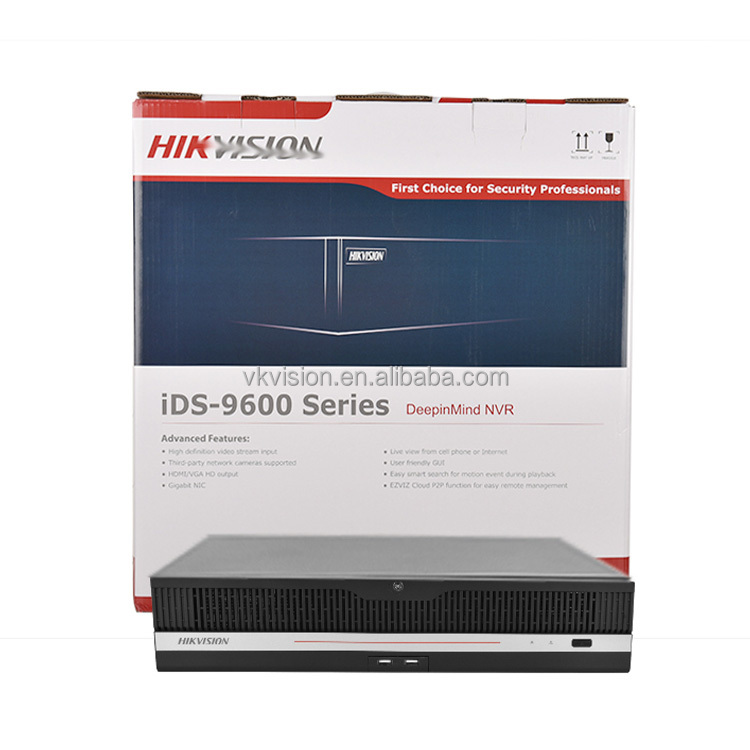 Hikvision 8K DeepinMind NVR: 32/64 Channels, Facial Recognition