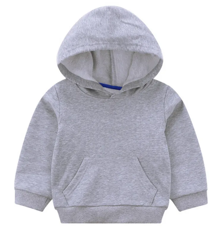 Bán buôn bông trùm đầu trẻ em tùy chỉnh trẻ em trống đồng bằng bé Hoodie