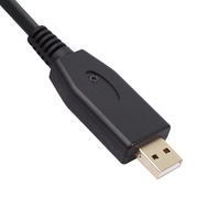 Câble de liaison audio noir USB mâle vers XLR femelle 2m 3M 9FT adaptateur micro de microphone de studio avec gaine en PVC pour haut-parleur et HDTV