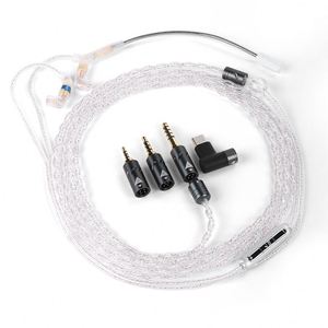 High Quality QKZ Q7 MAX 3-in-1 + Type-c <strong>Plug</strong> 2pin + MMCX Born Oxygen-free Copper Cable With Boom Microphone for Gaming - Product Image 1