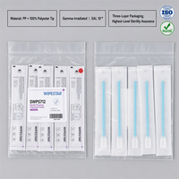 WIPESTAR PS712 Swab Poliester Steril untuk Ruang Bersih, Sterilisasi Sinar Gamma, Bebas Serat, Standar AAMI untuk Pembersihan Biopharmaceutical