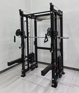 Machine <span class=keywords><strong>Smith</strong></span> professionnelle en titane pour salle de sport, entraînement musculaire, avec crochets en J, bras de sécurité, accessoire <span class=keywords><strong>Smith</strong></span> robuste - Product Image 1