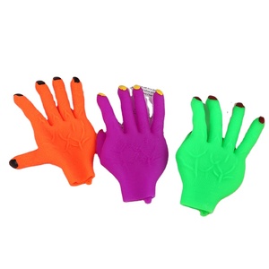 SYH513 Guantes de miedo de Halloween Guantes de garra de demonio de látex suave Cosplay Accesorios de disfraz de terror Accesorios de manos de plástico - Product Image 1