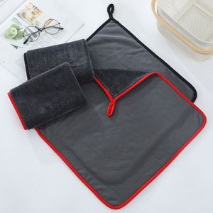 Toalla de Microfibra de Secado Rápido, Tejida, Rectangular, de Color Sólido, para Auto y Hogar, para Detallado de Autos, Lavable a Mano y con Máquina - Product Image 4