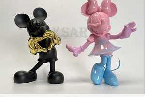 Phim hoạt hình hiện đại Chuột điêu khắc cho trang trí nội thất trong suốt nhựa Thủ công mỹ nghệ của Mickey Minnie Contemporary Thiết kế động vật - Product Image 6