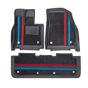 Alfombrilla <span class=keywords><strong>de</strong></span> Coche Universal <span class=keywords><strong>de</strong></span> Lujo, Antideslizante e Impermeable, <span class=keywords><strong>de</strong></span> Textilene, Marca Aveo, en Rollo <span class=keywords><strong>de</strong></span> TPE con Superficie <span class=keywords><strong>de</strong></span> Chenilla y Rayas Tricolor - Product Image 1