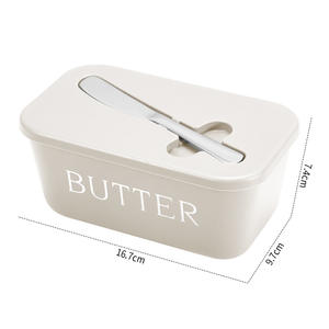 Contenedor de Mantequilla, Caja de PP de Grado Alimenticio, Caja de Almacenamiento Sellada para Restaurante, Plato para Queso con Cuchillo, Cortador de Mantequilla, Cubertería para Mantequilla - Product Image 6