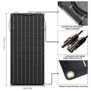 Film solaire photovoltaïque flexible en gros 100W 200W 250W 300W 400W - Product Image 3