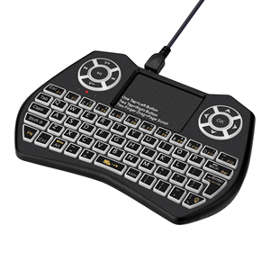 Mini Teclado Inalámbrico I9 con Retroiluminación de 7 Colores, 2.4ghz, Inglés/Ruso, Teclado I8 con Panel Táctil, <span class=keywords><strong>Control</strong></span> Remoto para <span class=keywords><strong>Android</strong></span> TV Box - Product Image 2