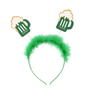 Diademas con Lazo Estampado para el Día de San Patricio, Accesorios para el Cabello para Decoración de Fiestas, Diademas de Plástico - Product Image 2