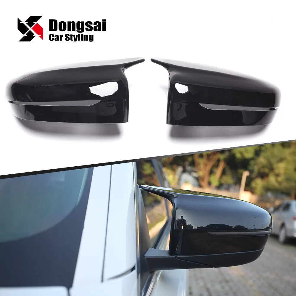 Replacement M Look door mirror covers for G30 RHD 17-IN ABS gloss black car mirror covers