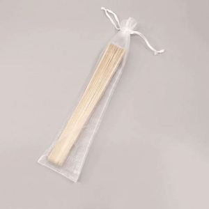 Carved Wood Folding Hand Fans Customized Wedding Party Decor Bridal Shower <b>Gift</b> Custom Logo - Product Image 3