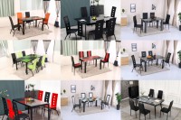 Table basse de salon rustique sur mesure pour grossistes en meubles, avec plateau en MDF et structure métallique