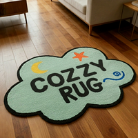 Tapis Tuftés sur Mesure de Forme Tendance Dropshipping Designer Anime, Lot de Tapis de Sol Personnalisés avec Logo