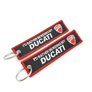 Porte-clés à utiliser avant le vol Thème de l'aviation Conception de broderie personnalisée Logo personnalisé Idée cadeau pilote - Product Image 5