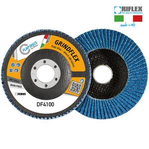 Disque à lamelles Fervi Grindflex 180 x 22 mm bleu sans fer pour disques de ponçage - Product Image 1