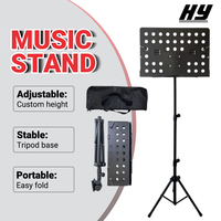 Factory Wholesale Metal String Instrument Piano Guitar Violin Music Book Stand Adjustable Folding Iron Floor Rack Portable