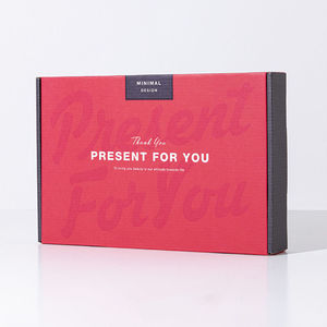 Boîte postale pliante d'avion à faible quantité minimale de commande pour le commerce électronique Vêtements Sous-vêtements Pièces électroniques Boîte en carton ondulé Boîte cadeau en papier - Product Image 5