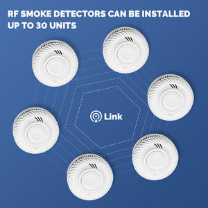 Système d'alarme incendie photoélectrique <span class=keywords><strong>sans</strong></span> <span class=keywords><strong>fil</strong></span> 85Db RF 868Mhz <span class=keywords><strong>Interconnecté</strong></span> EN14604 <span class=keywords><strong>Détecteur</strong></span> <span class=keywords><strong>de</strong></span> <span class=keywords><strong>fumée</strong></span> - Product Image 3