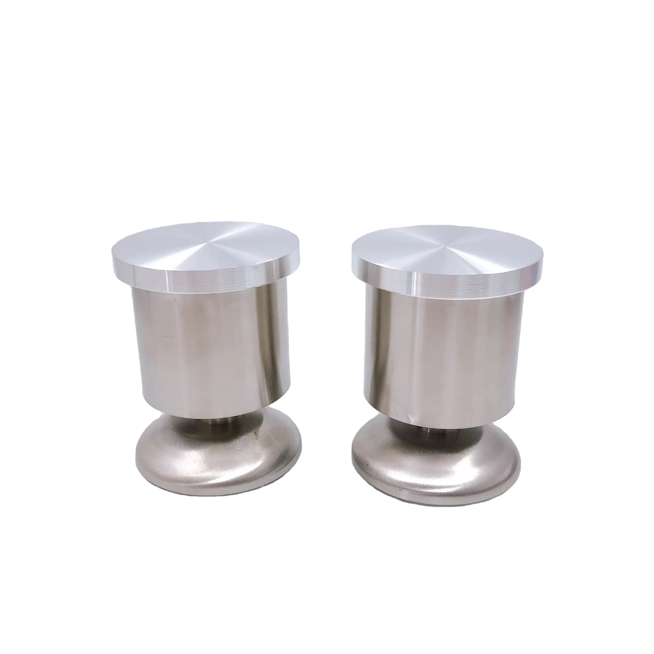China fabrik versorgung küche schrank punch-freies metall edelstahl beine für möbel kaffee tisch runde bein glas tisch beine
