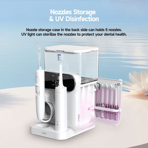 Thuis Desktop 1000Ml Water Flosser En Elektrische Tandenborstel 2-In-1 Ipx5 Waterdichte Mondverzorging Tanden Schoonmaken - Product Image 2