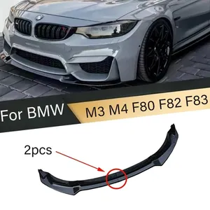 Lèvre de pare-chocs avant StarNav pour M3 M4 F80 F82 F83 2015-2020, cache diffuseur de voiture, kits carrosserie, accessoires de tuning style CS - Product Image 2