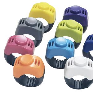Nuevo diseño anillo de dedo silbato de entrenamiento para perros entrenador de perros profesional entrenamiento de mascotas Abs Acero inoxidable perro <span class=keywords><strong>Clicker</strong></span> - Product Image 5