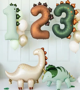 40inch New Design Number Foil <strong>Balloon</strong> for Birthday Party Decoration Dino Number 1 <strong>Balloon</strong> Dino Number <strong>2</strong> <strong>Balloon</strong> - Product Image 5