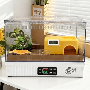 Terrario Riscaldato a Temperatura Controllata per Rettili, Gechi, Serpenti e Altri - Uso Esterno, Materiale ABS, Rimovibile e Lavabile - Product Image 6