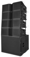 Sistem suara PA speaker line array aktif outdoor 2 channel dual 8 inch kelas tinggi K208