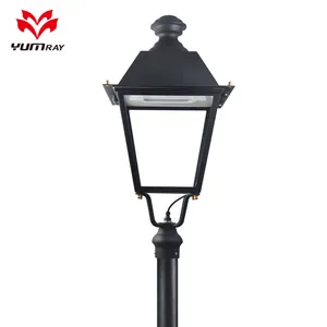 Classical design 5 years warranty CE ROHS certificate die cast aluminum LED garden post top lantern