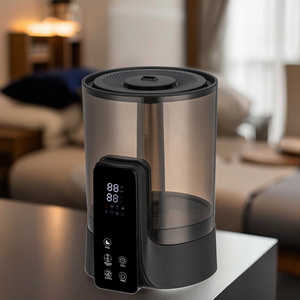 Penyebar minyak esensial, Desktop keluaran kabut besar, penyebar minyak esensial senyap desain Modern, pelembap udara, Aroma tetesan air, lampu LED kendali jarak jauh - Product Image 4