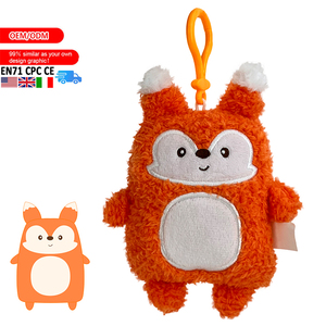 Dễ thương màu hồng <span class=keywords><strong>Bunny</strong></span> sang trọng Keychain <span class=keywords><strong>Mini</strong></span> thỏ vuông Thú nhồi bông mềm Keyring trang trí EN71 tùy chỉnh đáng yêu nhỏ plushies - Product Image 3