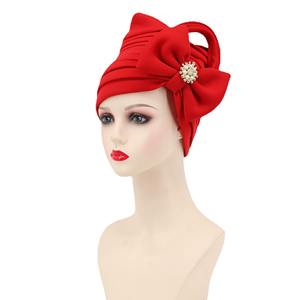 F0012 Turban Couvre-chef Torsadé Plissé Headwrap Beanie Hat Femmes Chemo Beanie Hat - Product Image 5