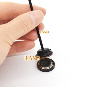 ILAND Dollhouse Electromagnétique Modèles 1:12 Noir Carré Abat-Jour Lampadaire, Pour Dollhouse Jardin Extérieur - Product Image 5