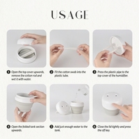Diffuseur d'air USB pliable, module mini, humidificateur à brouillard innovant, vente en gros, humidificateur ultrasonique portable double