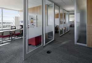 Groot Formaat Gepolijst Ronde Rand Rechte 5Mm Gehard Oceaanblauw Versterkt Glas Voor Schuifdeur - Product Image 2