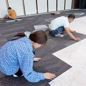 Лидер продаж: Коммерческие напольные покрытия для отелей – 100% нейлон, ворсистый, с рисунком, напечатанные ковровые плитки - Product Image 4